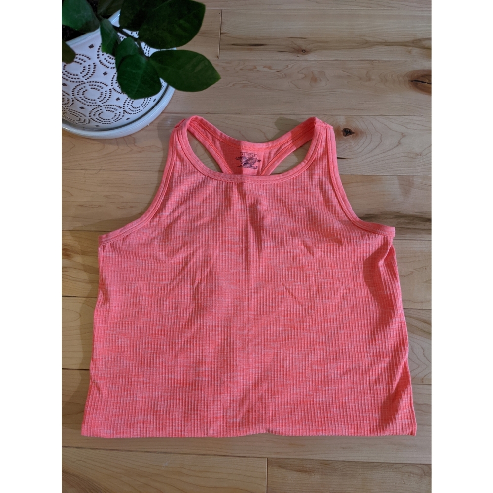 Athleta high neck racer back tank, size S